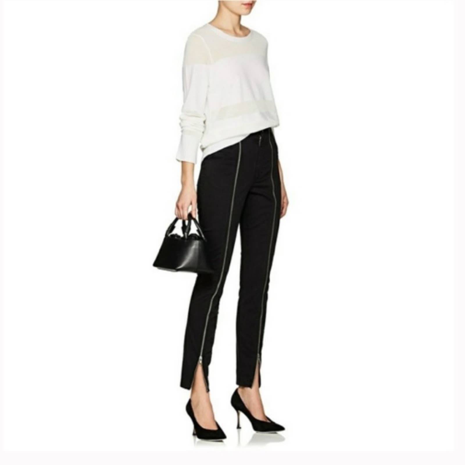 A.L.C. Zander High Waisted Zipper Front Pant 0