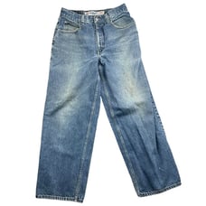 Vintage 90's y2k Anchor Blue Beyond Baggy wide leg jeans. Mens 34 x 30