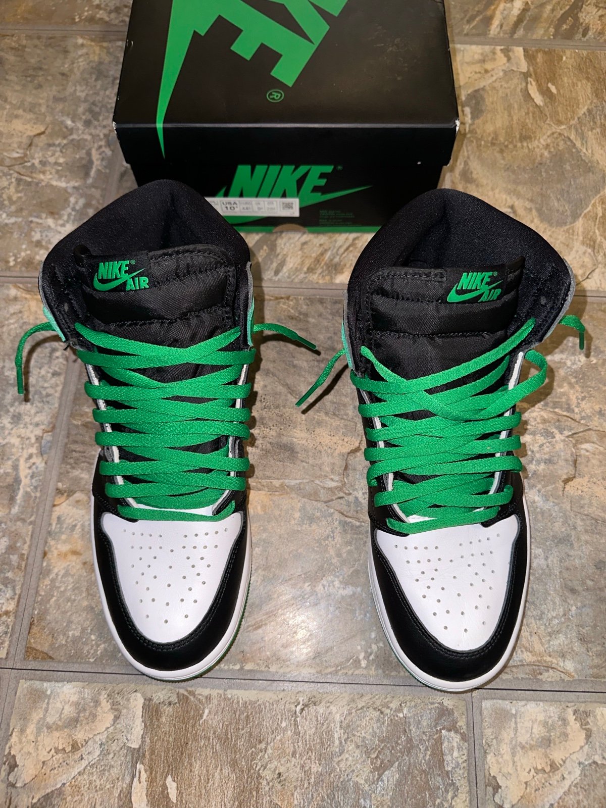 Nike Air Jordan 1 Retro High OG Lucky Green Men's SUPER CLEAN