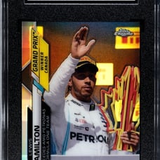 2020 Topps Chrome F1 #139 Lewis Hamilton Refractor SGC 10