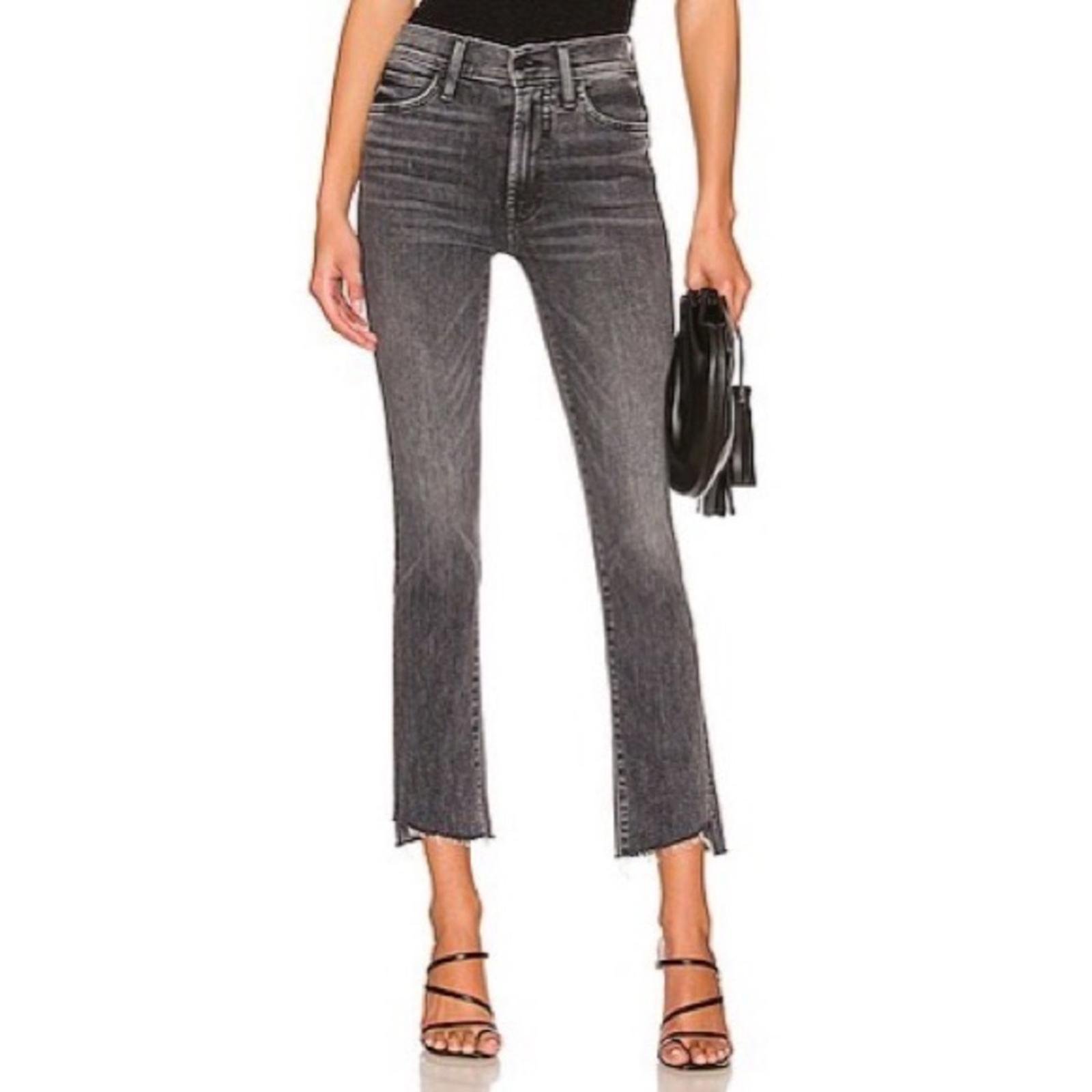 MOTHER High-Waisted Rascal Ankle Step Fray Jeans, Size 34 New w/Tag