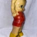 1940's Chalkware Kewpie Doll Bank. 12 tall. See pics for best description.