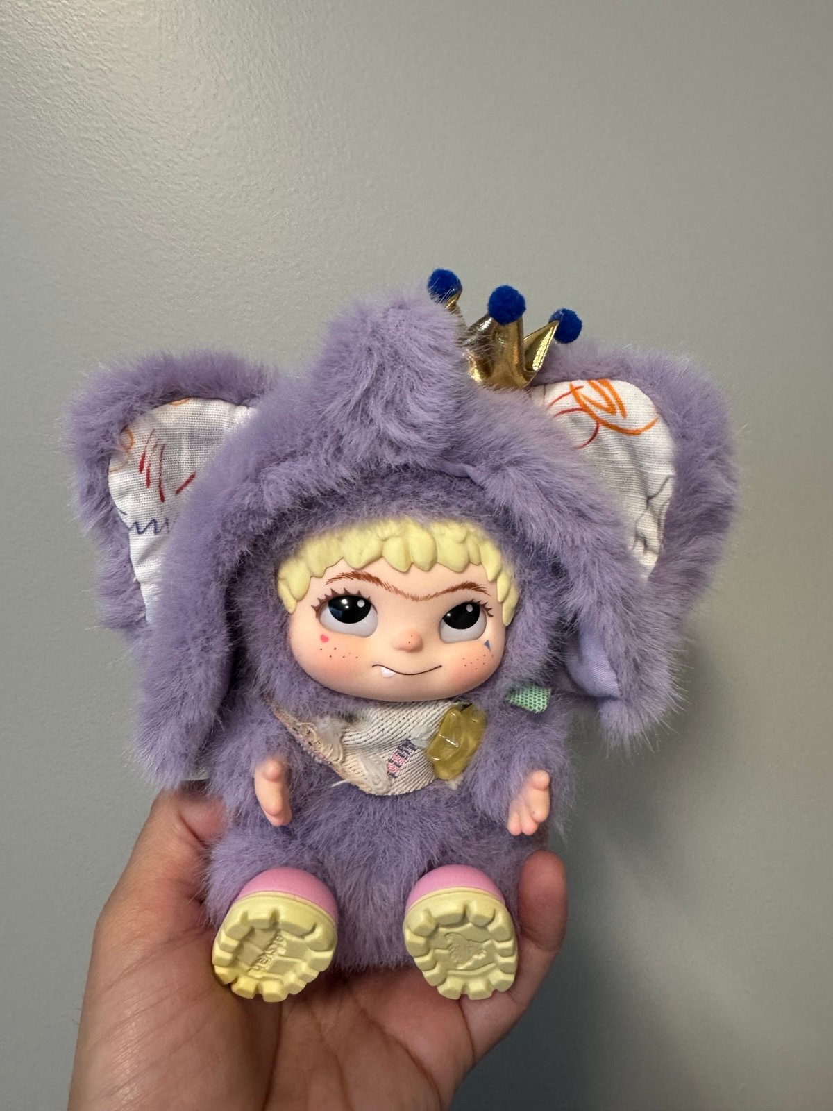 Limited Edition Wakuku Purple Graffiti Ton Ton(NO BOX)