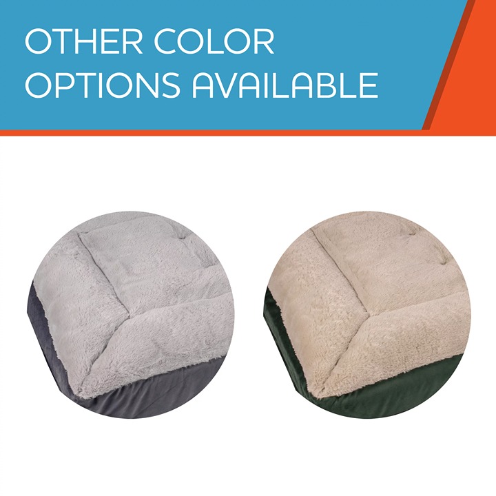 Cozy Plush PillowPet Deluxe Pillow Top Bed Green Pet Bed sda4