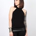 Black halter top