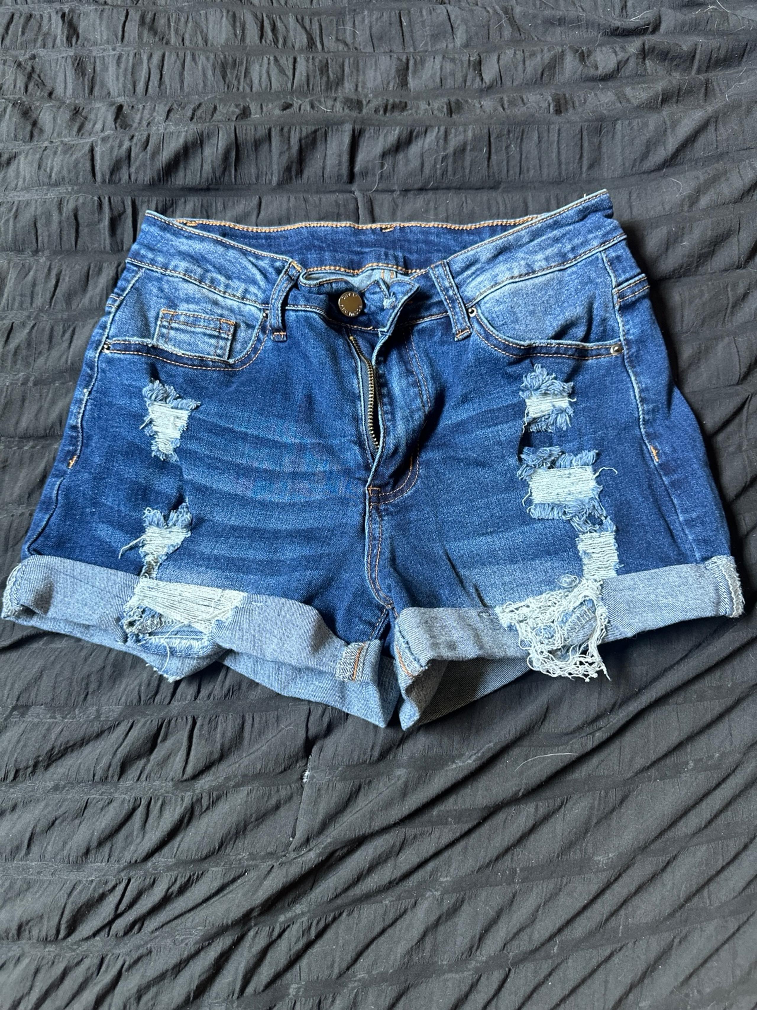 denim shorts