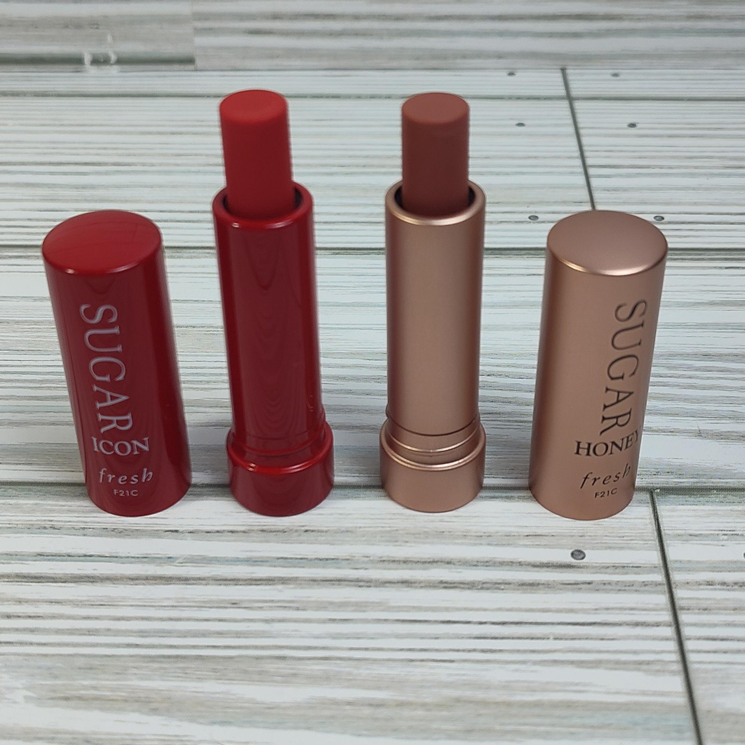 Fresh sugar tinted lip treatment balm Icon & Honey Set of 2