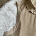 Weekends by Chico’s Vest Full Zip Lightweight Tan Gold Mesh Women Large Chicos 2