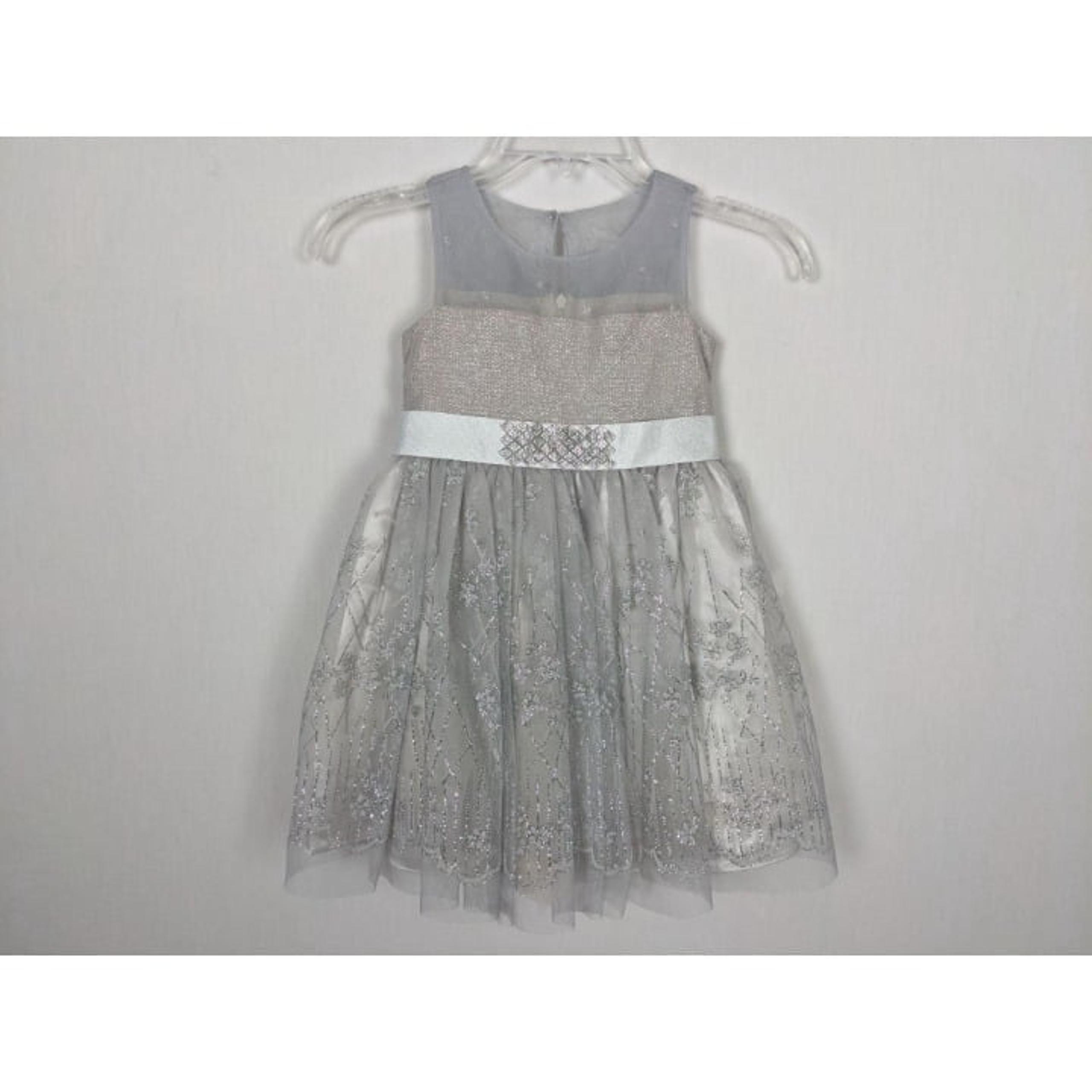 IRIS & IVY gray silver girls dress 4