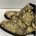 Seychelles Leather Lug Sole Ankle Boot Womens 8 Yellow Black Snake Print