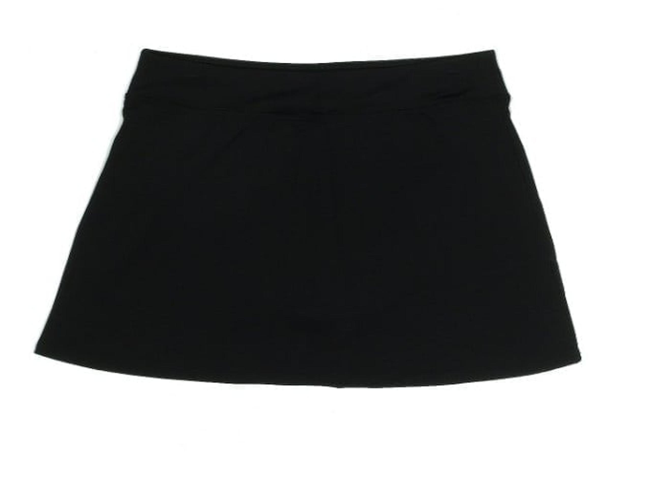 Women's black Land's End athletic skirt/skort built in briefs