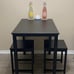 NEW Tables and Chairs for 2 Perfect for Breakfast Nook, Black