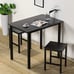 NEW Tables and Chairs for 2 Perfect for Breakfast Nook, Black