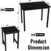 NEW Tables and Chairs for 2 Perfect for Breakfast Nook, Black