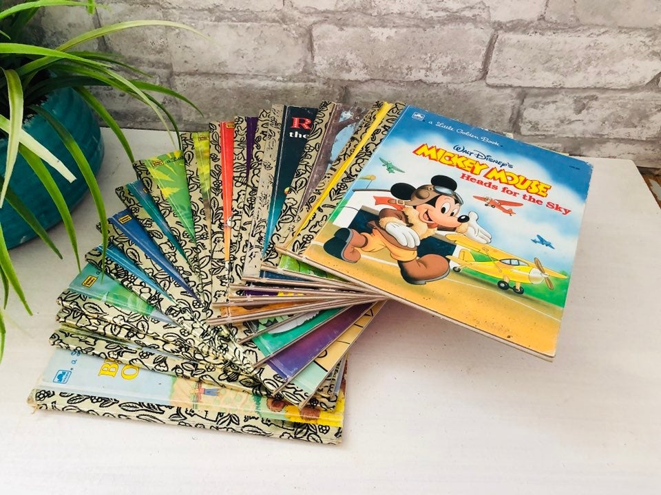 Walt Disney A little golden book lot of 17