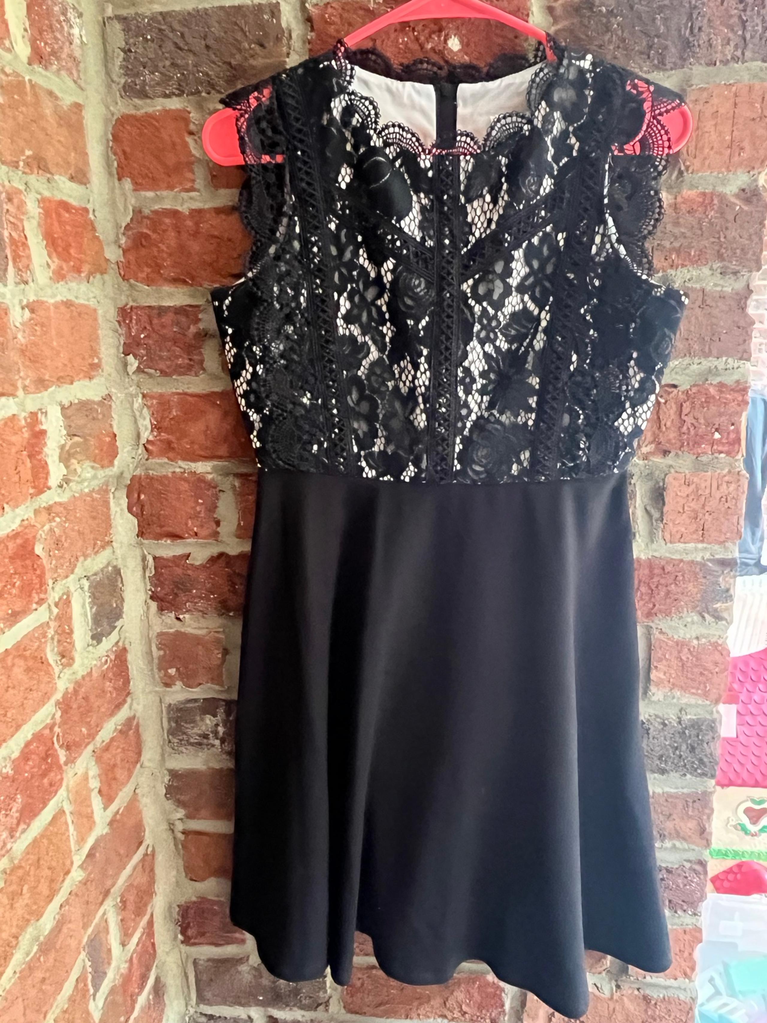 Rare Editions~ Black Lace Dress ~ size 16