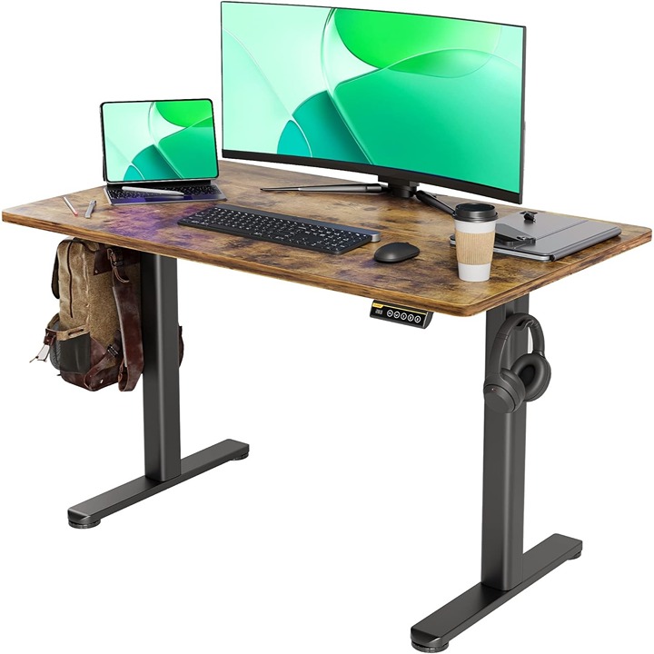 Electric Standing Desk, Adjustable Height Stand up Desk, 24x48 Inches Sit Stand