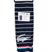 NWT LACOSTE CROC LOGO BEACH TOWEL Navy Striped 100% COTTON 36” x 72”