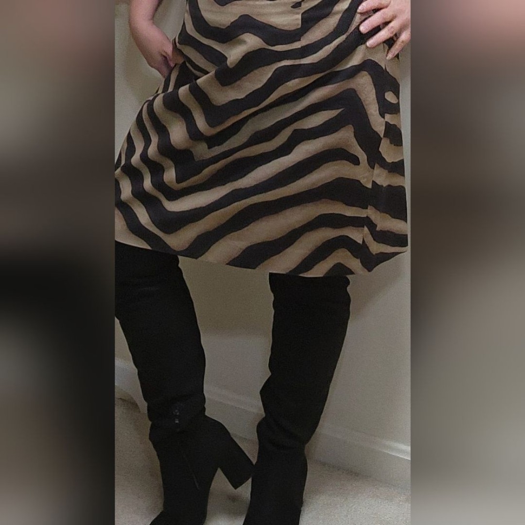 LAUREN Ralph Lauren Tiger Print Skirt Size 16W