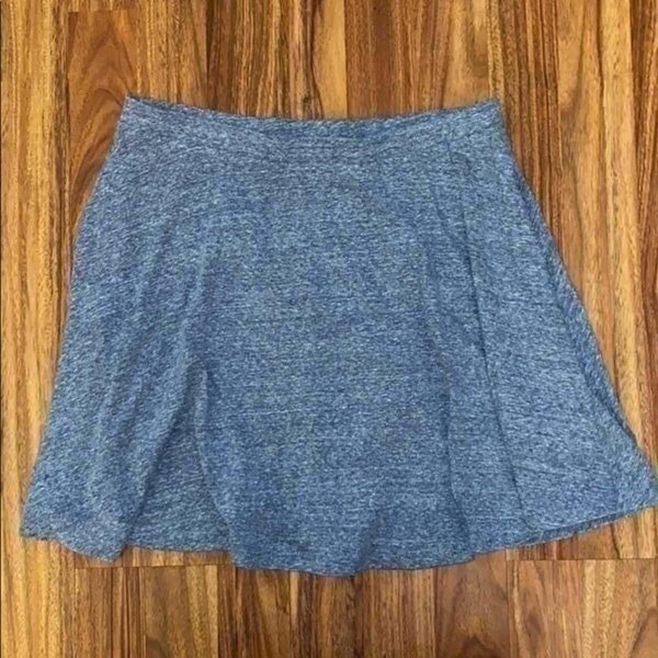 Mossimo Supply Co. Heathered Gray Skater Skirt