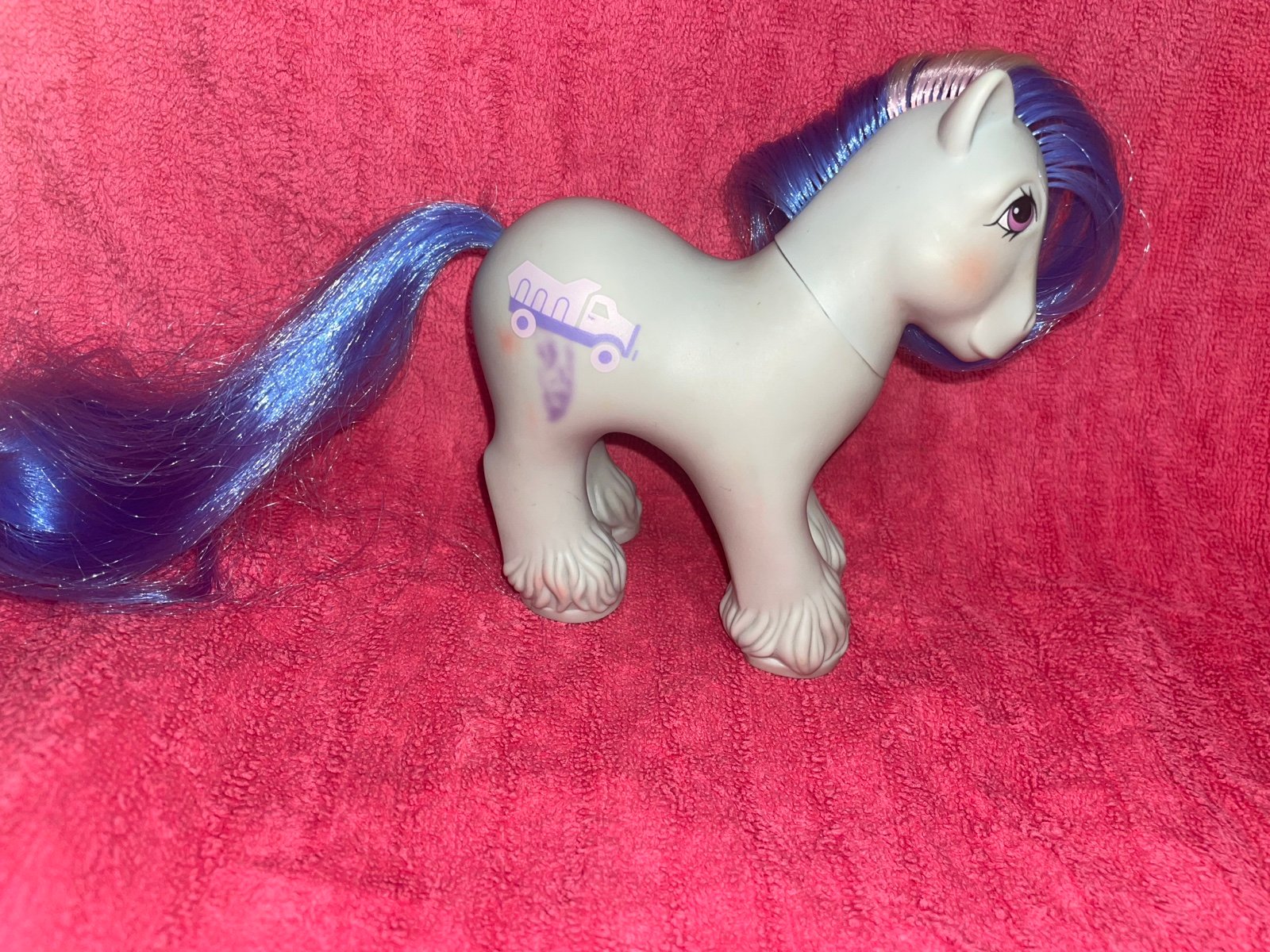 Vintage My Little Pony G1 1987 Big Brother Ponies Truck Boy MLP 4 Speed Trucker