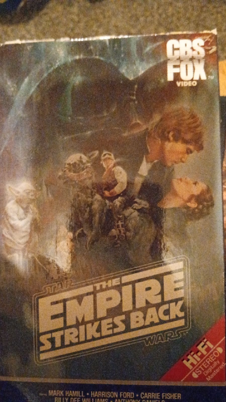 Star wars the empire strikes back vhs