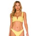 L*Space Lee Lee Bikini Top in Lemon Drop Yellow Size Medium NWT