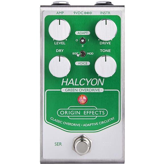 Origin Effects Halcyon Green Overdrive Pedal Brand New
