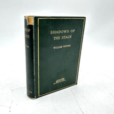 1893 Shadows Of The Stage By William Winter Macmillan Inscribed Antiquarian