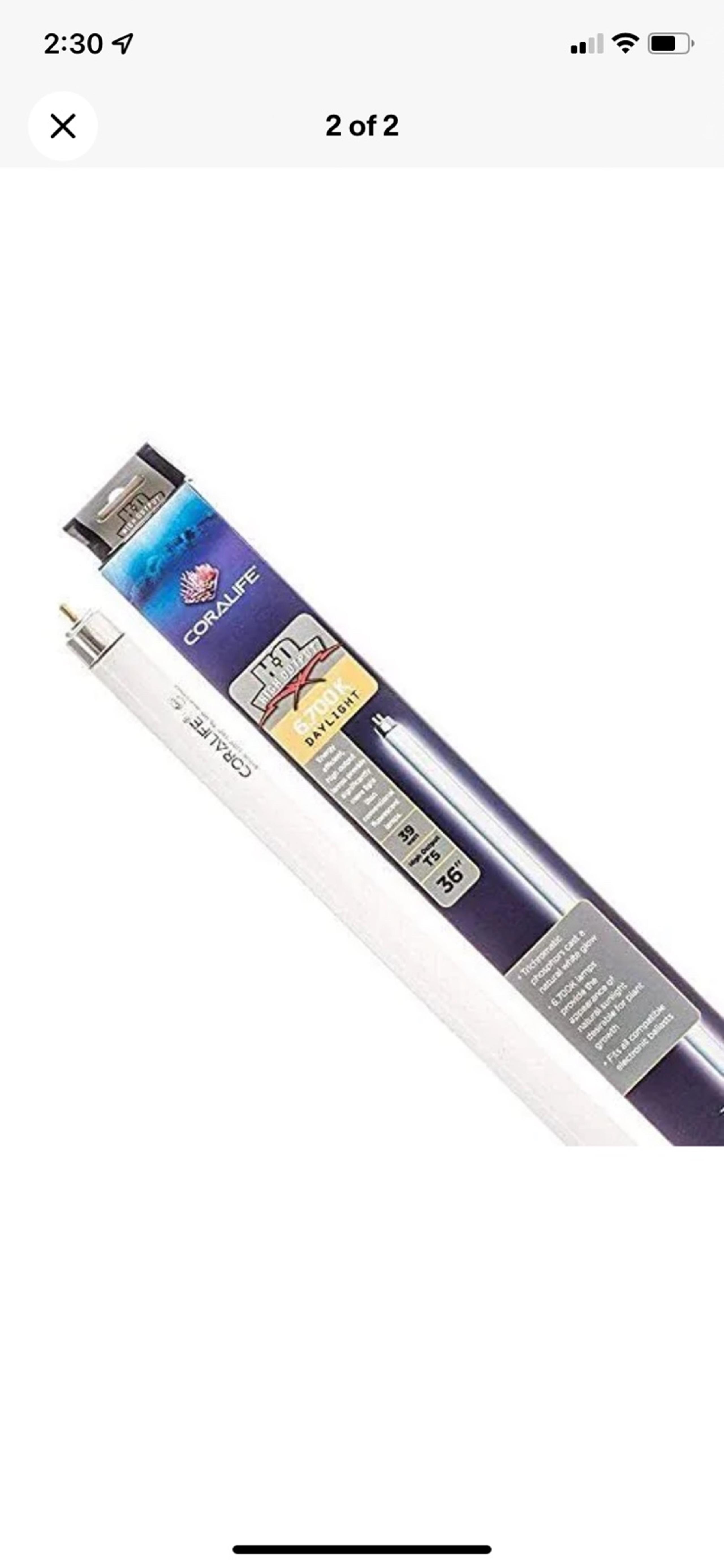 Coralife HOT5 Replacement Lamp 6700K 39 Watt 36"