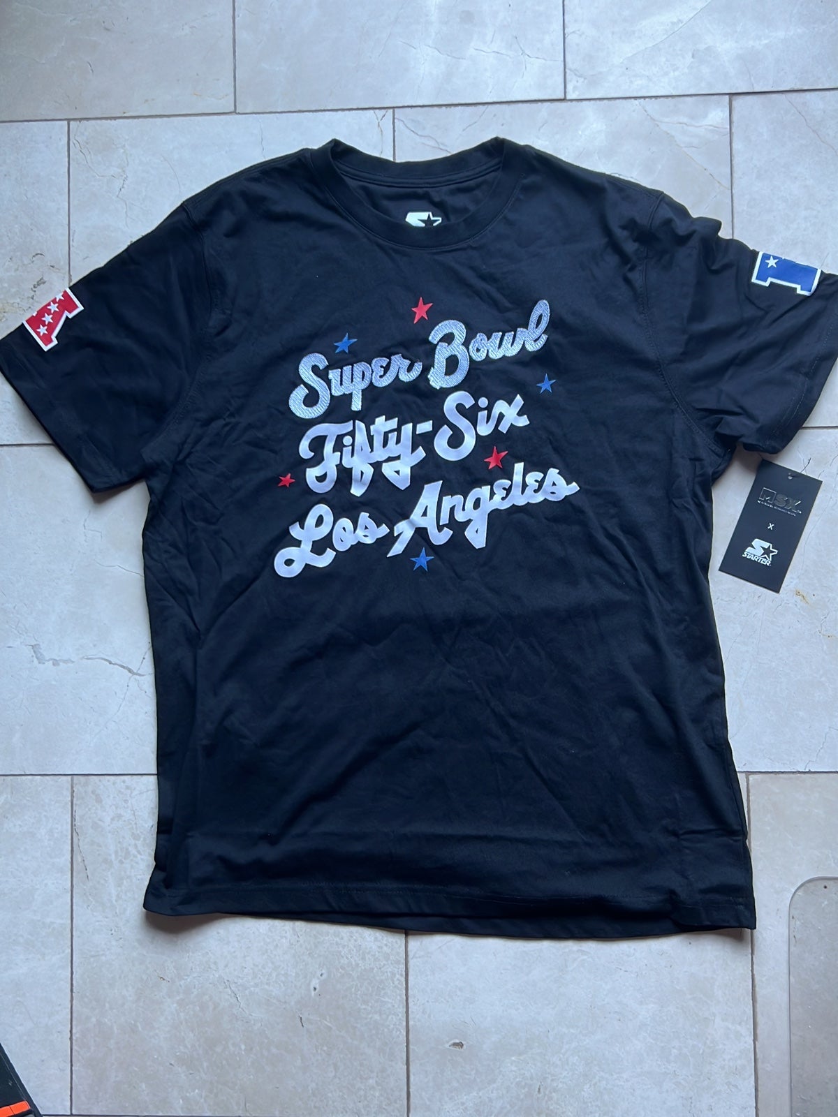 Super Bowl 56 T-Shirt (Starter - Michael Strahan Collection)