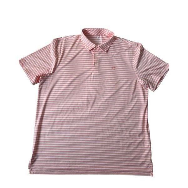NWOT Heathered Driver Striped Brrr Performance Polo by Southern Tide size XXL Fr