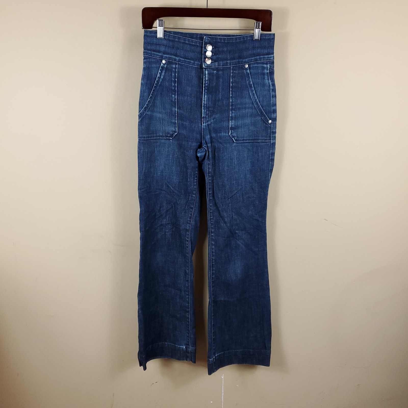 Pierce High-Waisted Wide Leg Pants Y2K Size 27