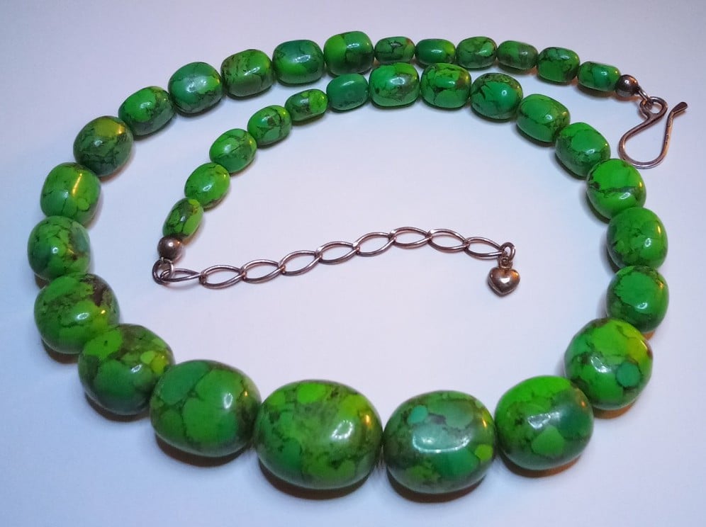 Jay King DTR 925 Green Turquoise Necklace