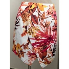 Anthropologie Cameo Colorful Oragami Wrap Skirt Size Medium