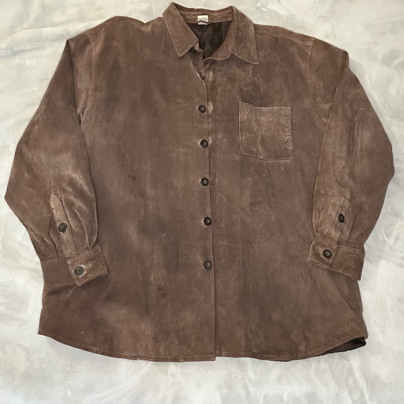 Men's Brown Suede Jacket