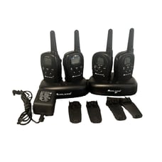 2 Midland LXT500 Rechargeable 2-Way Radios & 2 LXT340 X-tra Talk Walkie Talkies
