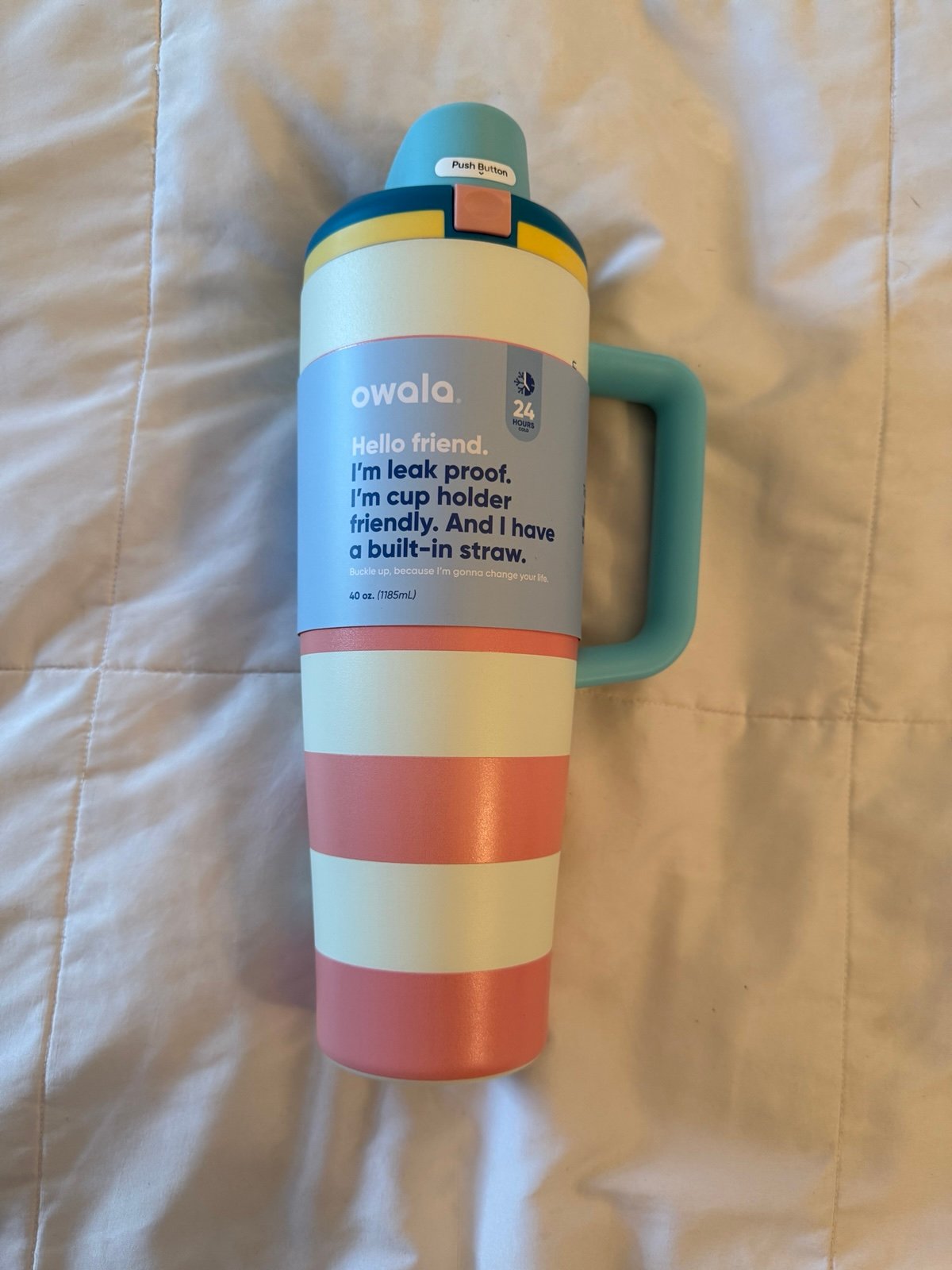 Owala limited edition birthday Freesip Cabana Breeze Stainless Steel