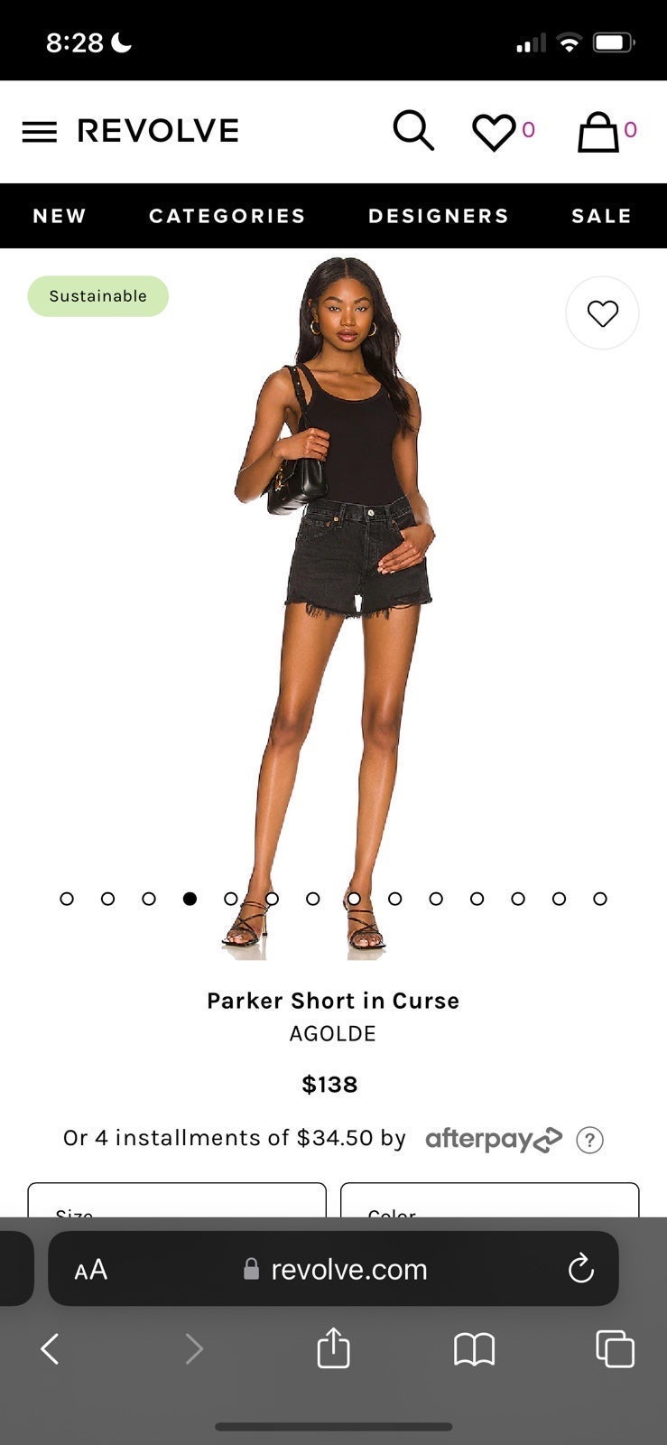 AGOLDE Parker shorts