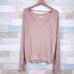 We The Free People Santa Clara Thermal Top Beige Slouchy Dolman Womens Medium