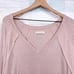 We The Free People Santa Clara Thermal Top Beige Slouchy Dolman Womens Medium
