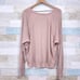 We The Free People Santa Clara Thermal Top Beige Slouchy Dolman Womens Medium