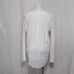Free People We The Free Ivory Oversize Waffle Raw Seams Thermal Long Sleeves Top