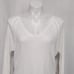Free People We The Free Ivory Oversize Waffle Raw Seams Thermal Long Sleeves Top