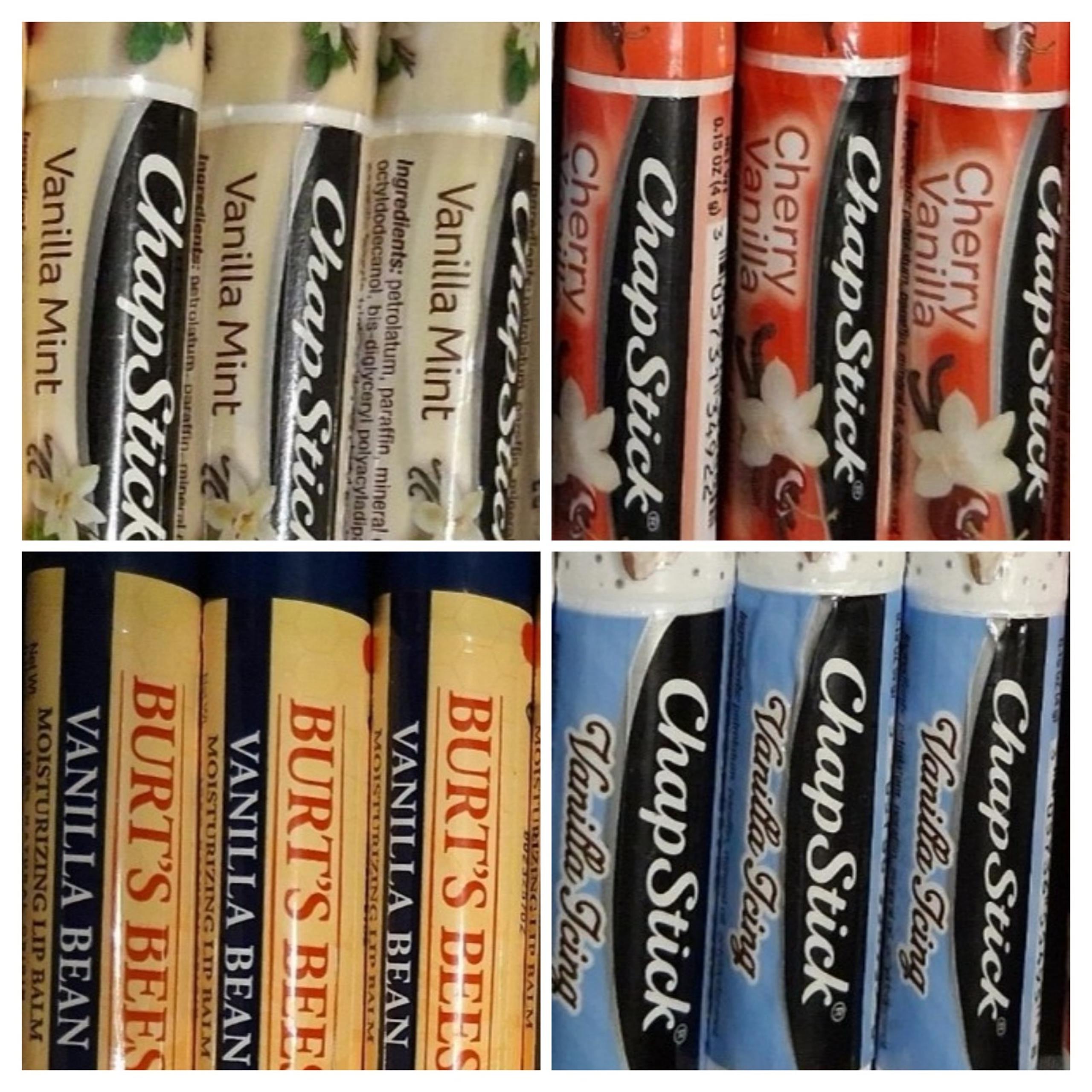 ×12 NWT Sealed Flavored Lip Balm Chapstick Burt's Bees Vanilla Lovers Bundle