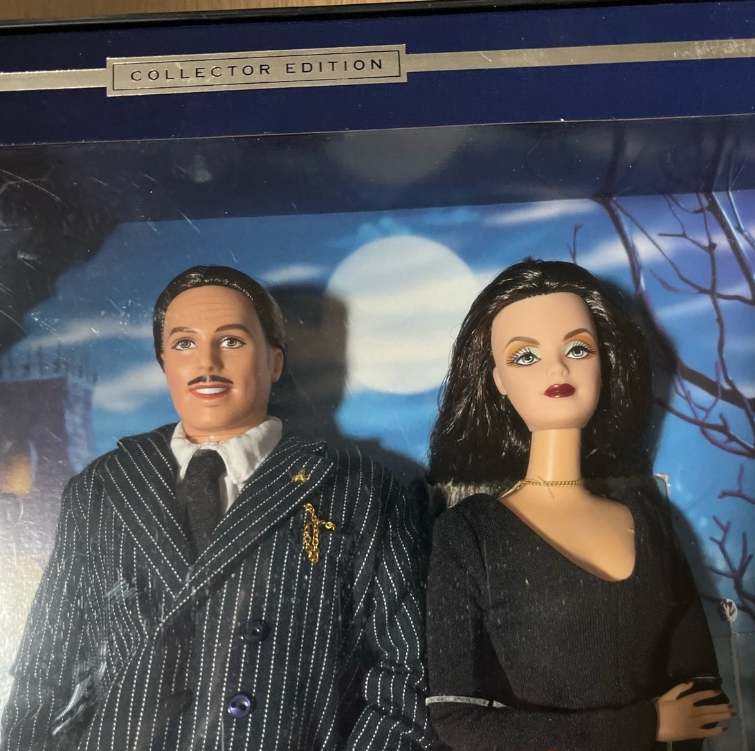 The Addams Family Barbie gift set
