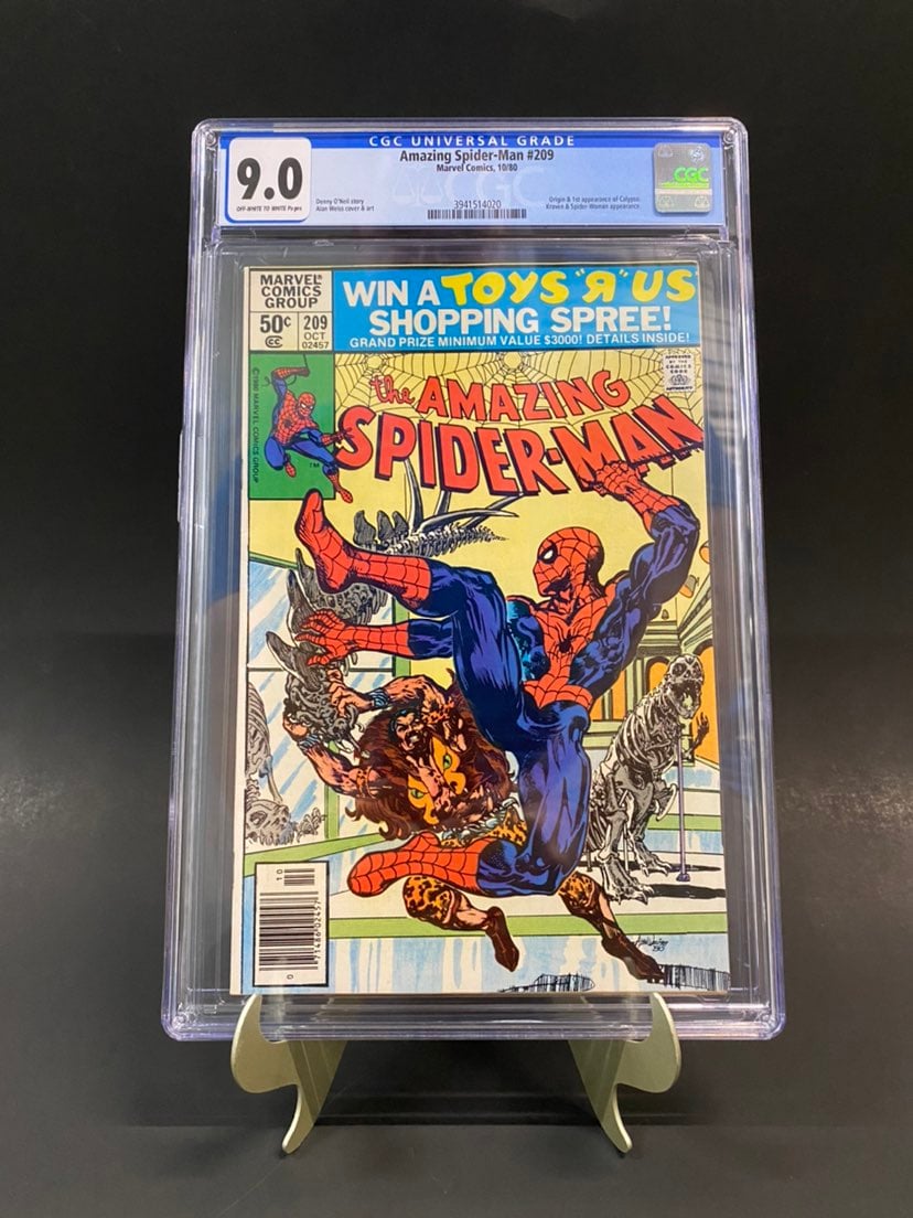 Amazing Spider-Man #209 CGC 9.0 NEWSSTAND Origin & 1st Appearance of Calypso