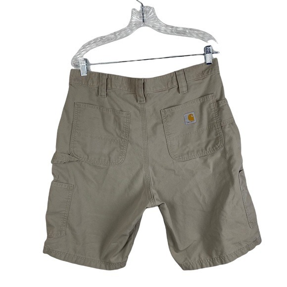 Carhartt Tan Carpenter Utility Cargo Shorts Original Fit Men’s size 36