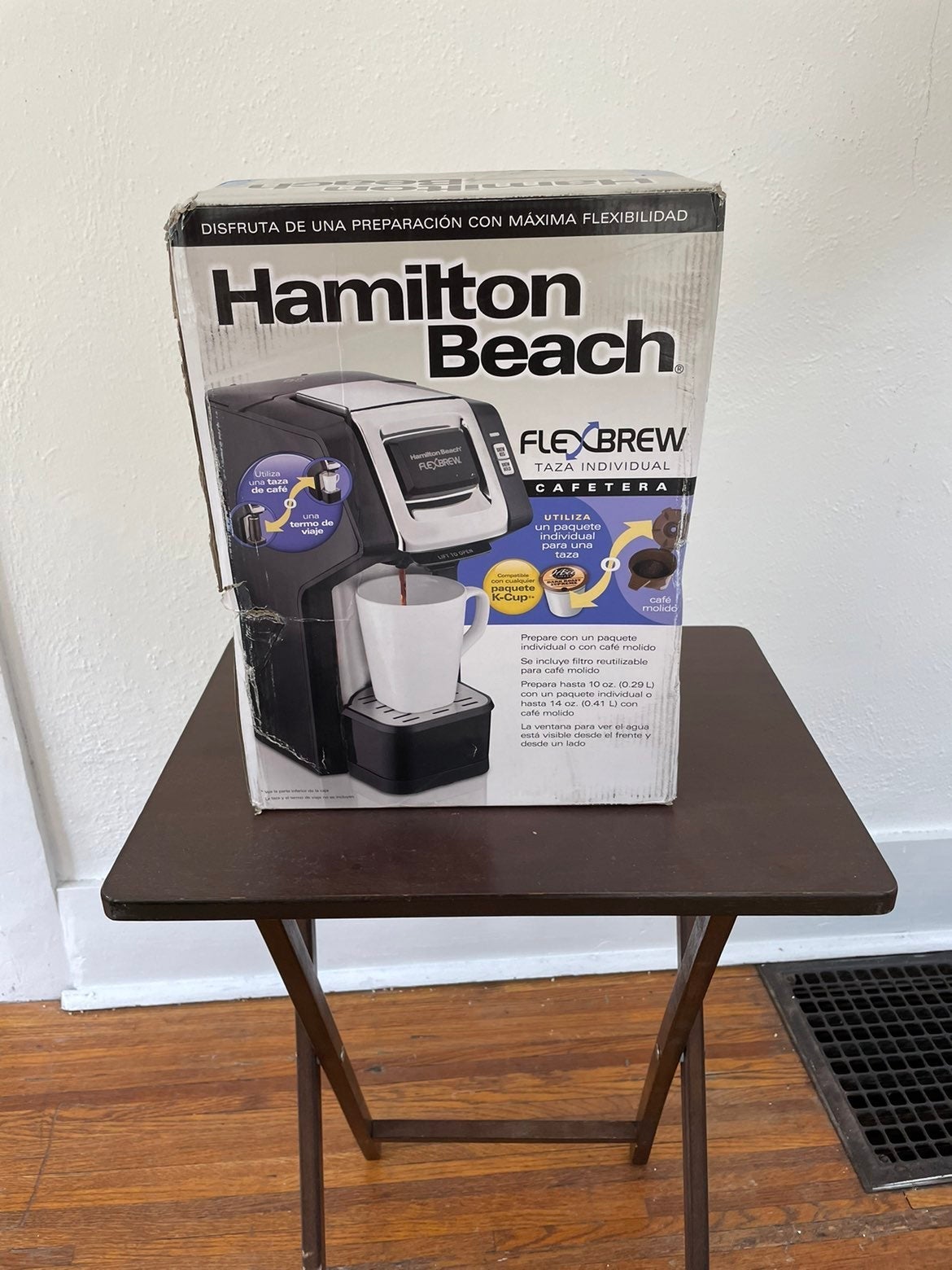 Hamilton Beach 49979 FlexBrew Single-Serve Coffee Maker Compatible with Pod Pack