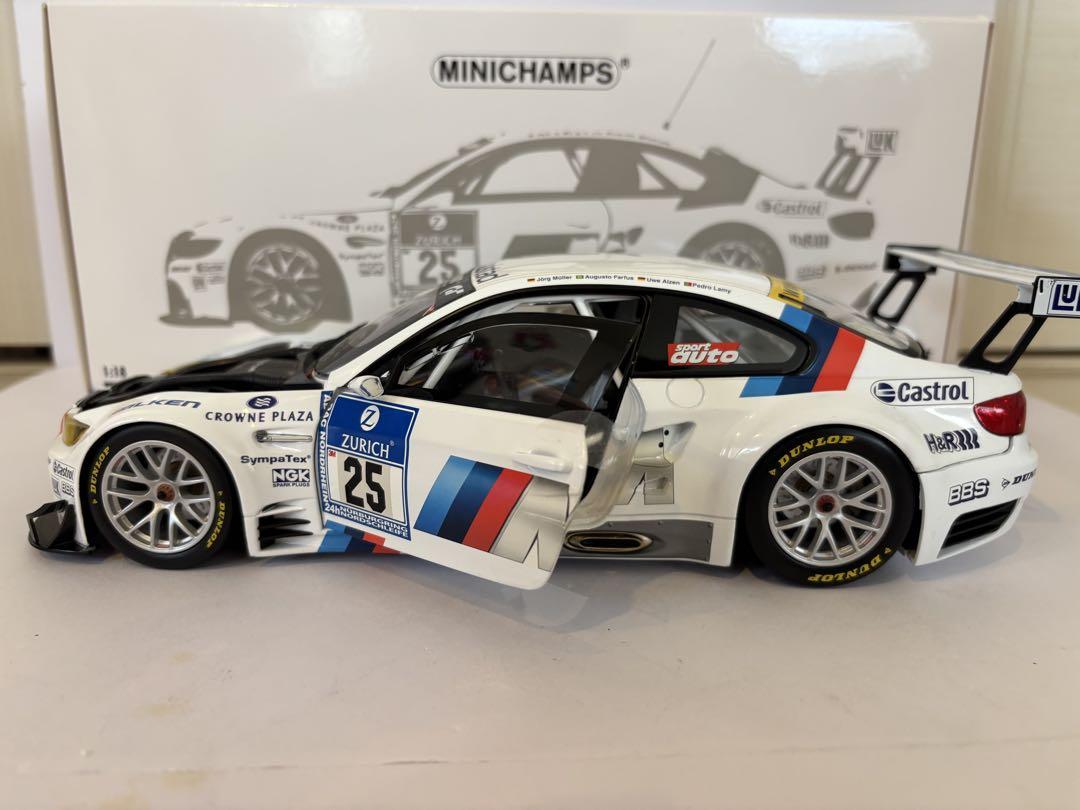 素敵な 24h GT2 M3 BMW Nürburgring scale 1/18 Minichamps 2010 winner ミニカー